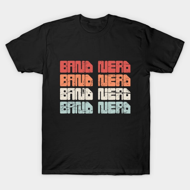 Retro 70s BAND NERD T-Shirt by MeatMan